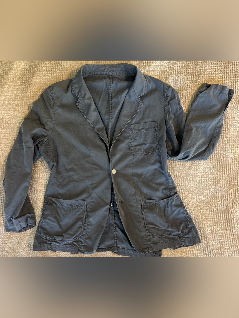Elie Tahari Unstructured Cotton Utility Blazer Sport Coat Men’s 44R